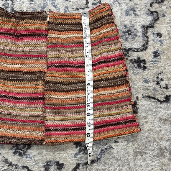 Kendall & Kylie Crochet Striped Mini Skirt – Size Small - Picture 9 of 10
